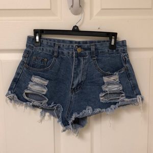 Jean shorts